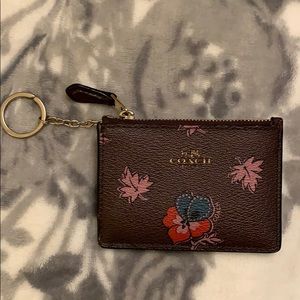Coach card holder and key ring.